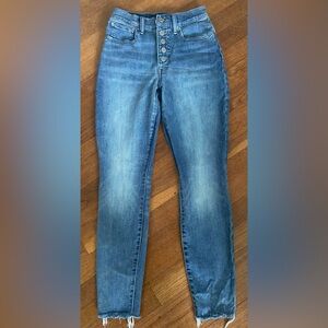 Lucky Brand Womens Bridgette Jeans Size 4 / 27 Ankle High Rise Skinny Blue